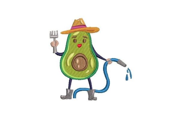 Avocado Gardener: A Playful Holiday Embroidery Pick
