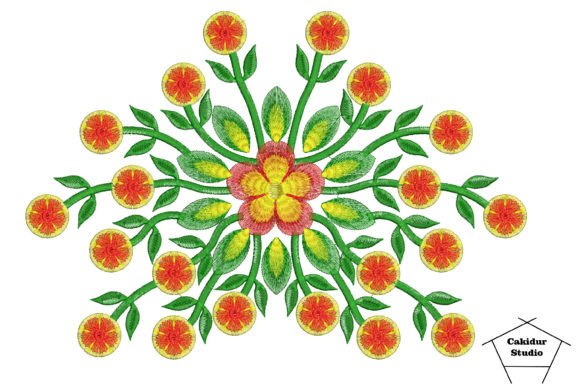 Baby Flowers: Elegant Abstract Embroidery for Small-Batch Sellers
