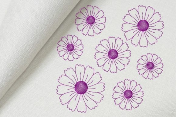Daisies: A Floral Embroidery Design Review for Small Business Merch