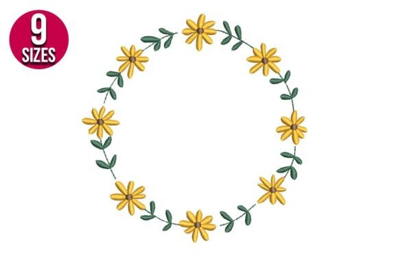 Daisy Wreath: A Boutique Sweatshirt Embroidery Review