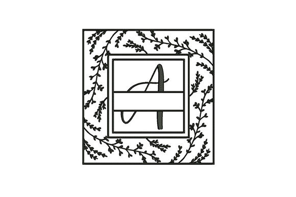 Floral Alphabet a Design