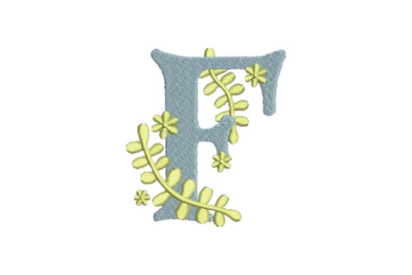 Floral Alphabet F: A Summer-Soft Monogram That Earns Its Place