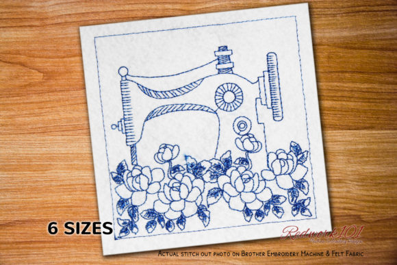 Floral Sewing Machine Embroidery Design