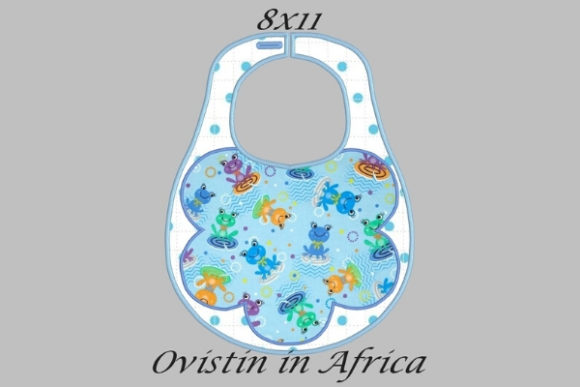 Floral Style Adorable Baby Bib Large