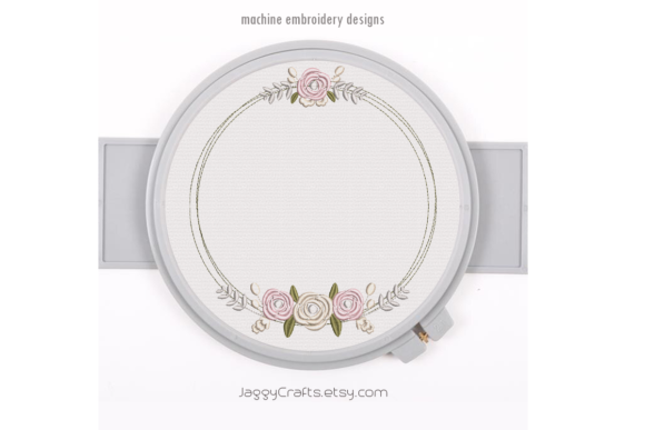 Floral Wreath with Center Roses