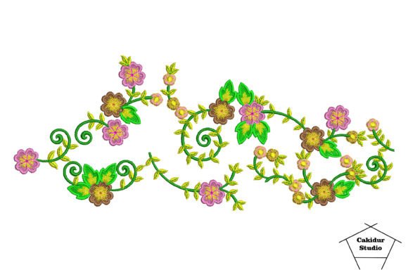 Flower Bush: A Thoughtful Embroidery Design for Real Projects