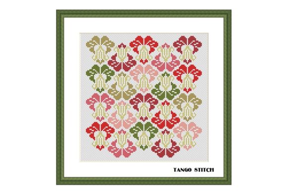 Flower Easy Ornament Cross Stitch