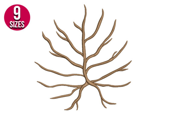 Leaf Vein: A Nature-Inspired Embroidery Design for Small Business Branding
