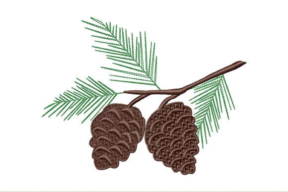 Pine Cone Embroidery Design Review